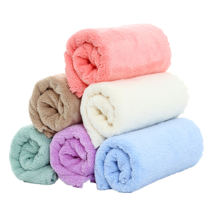 Wholesale Microfiber coral fleece bath custom blank beach towel towel